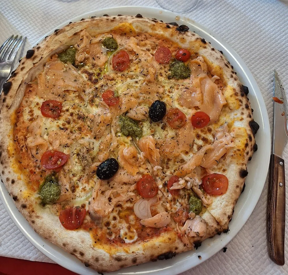 Pizza Scanbérique Saumon Mariné